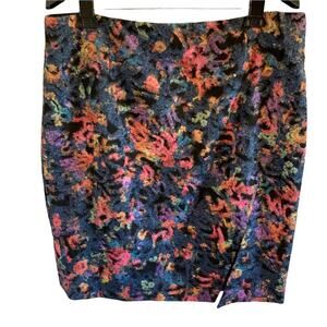 Doncaster Collection colorful Floral Pencil Skirt Size 18